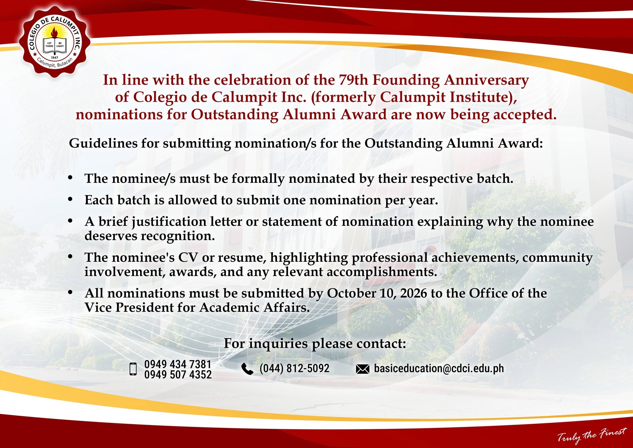 79th Founding Anniversary